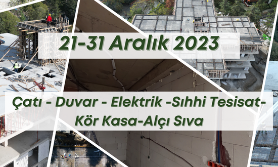 4. Blok 31.12.2023 şantiye günlük resimleri