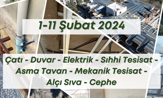 4. Blok 10.02.2024 şantiye günlük resimleri