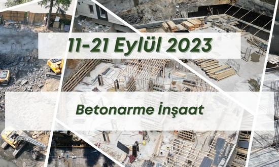 11. Blok 21.09.2023 şantiye günlük resimleri