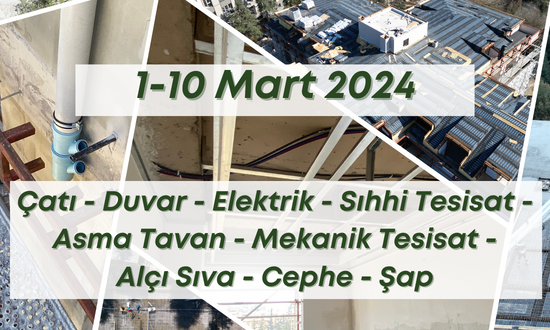 4. Blok 10.03.2024 şantiye günlük resimleri