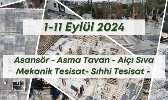 11. Blok 10.09.2024 şantiye günlük resimleri