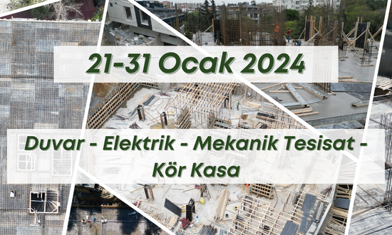 11. Blok 31.01.2024 şantiye günlük resimleri